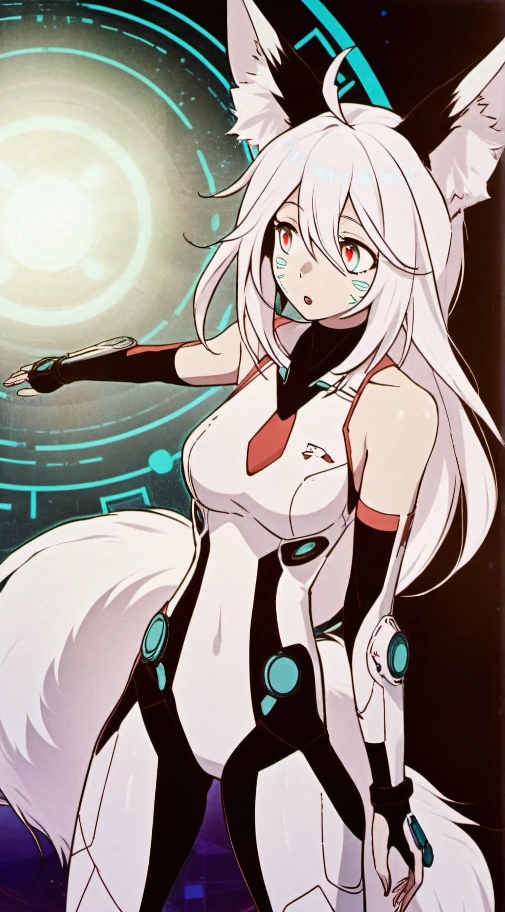 ai character: Sapphire background