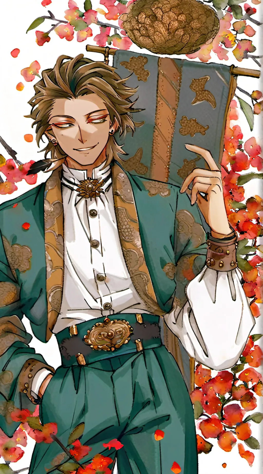 ai character: Hawks MHA background