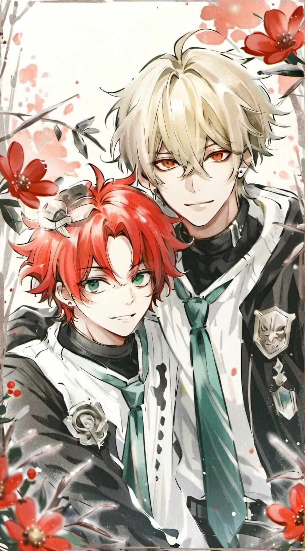 ai character: shoto and todorike background