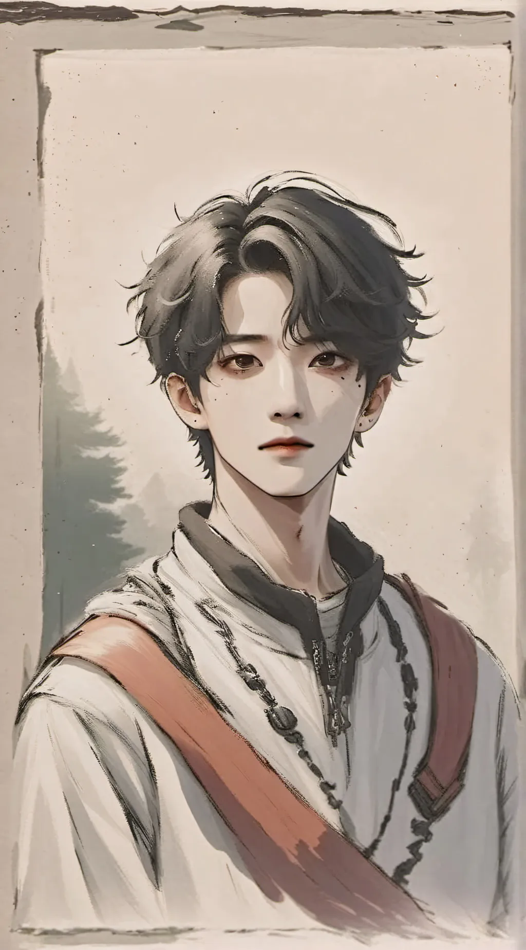 ai character: sad skz background