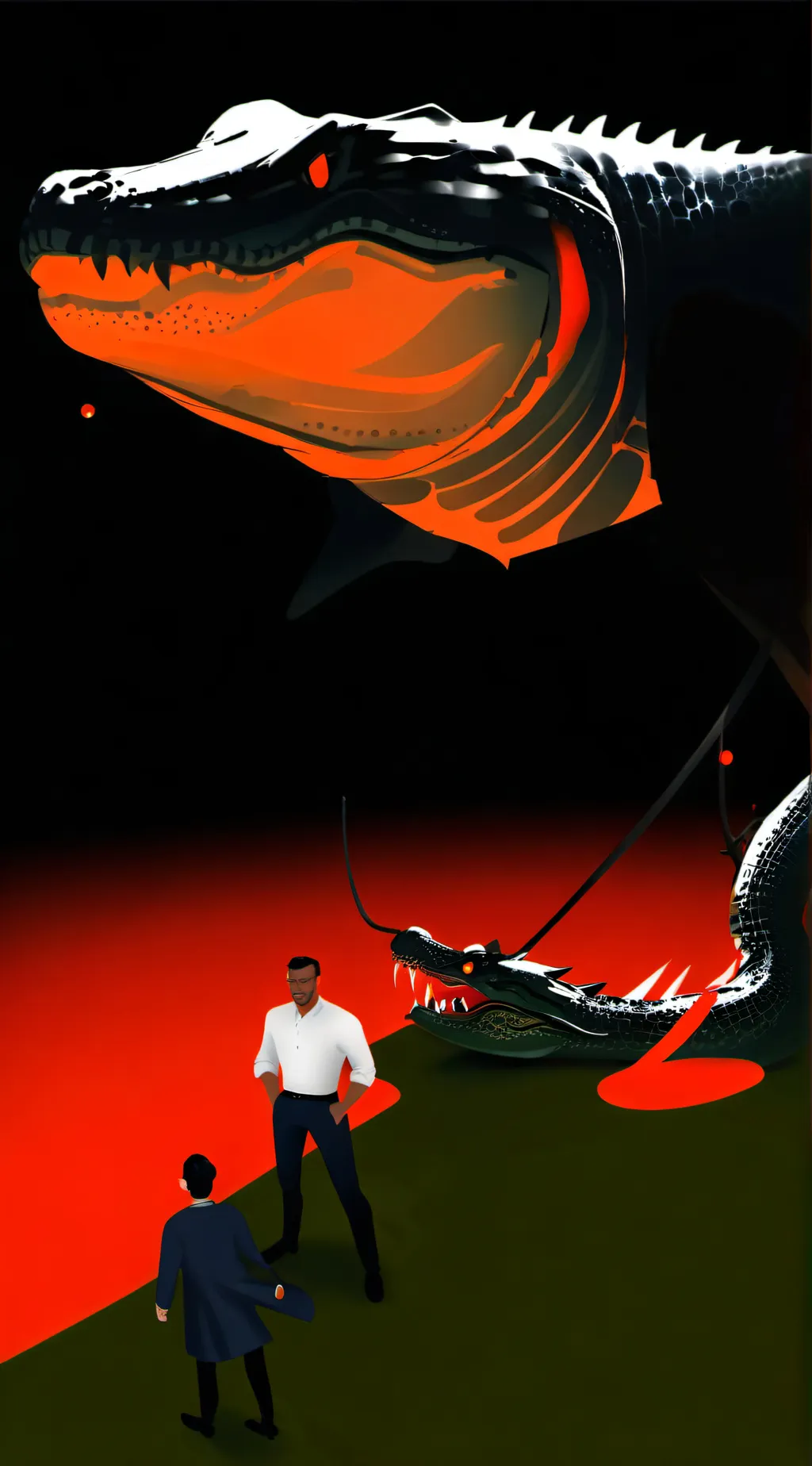 ai character: crocodemon background