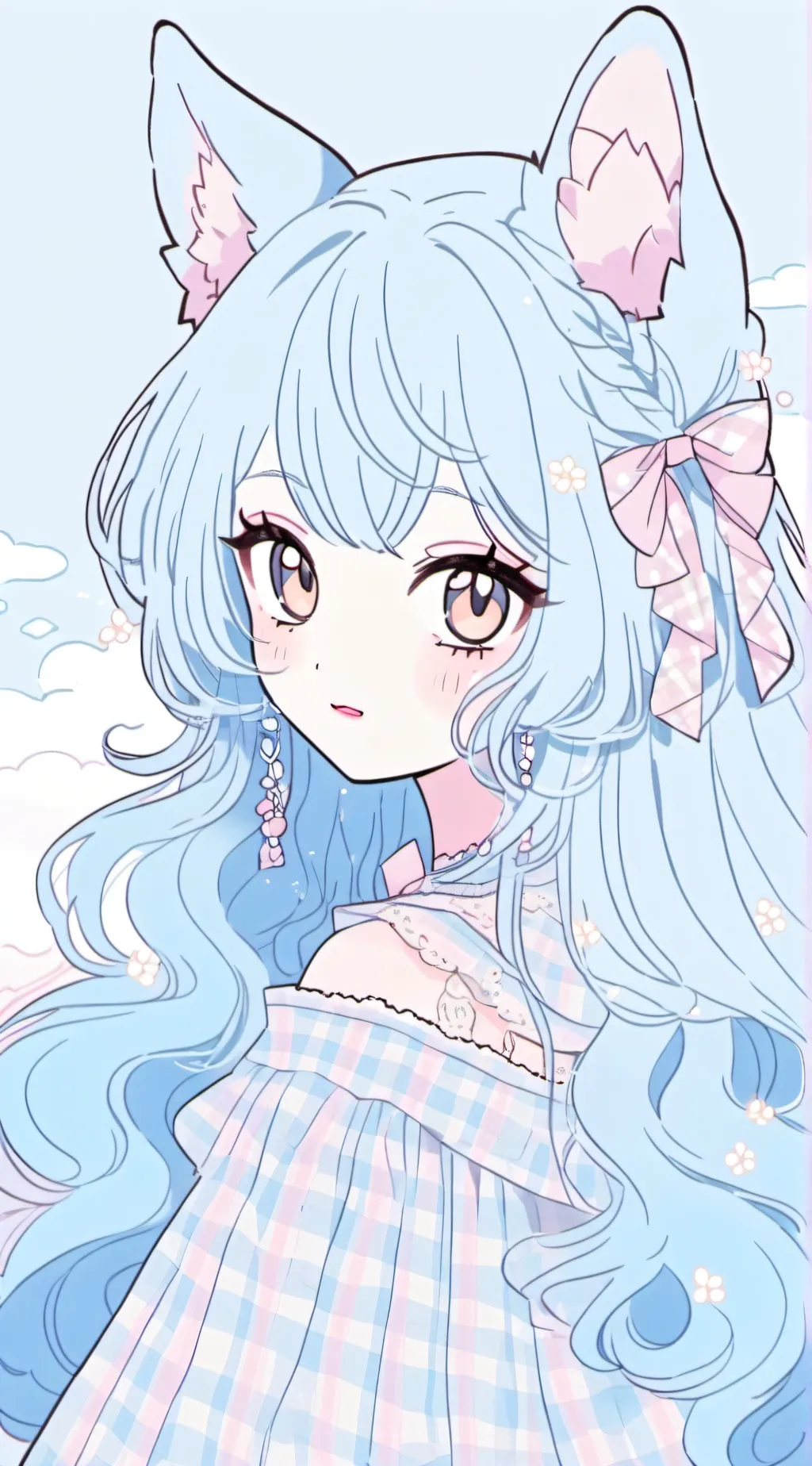 ai character: sky background