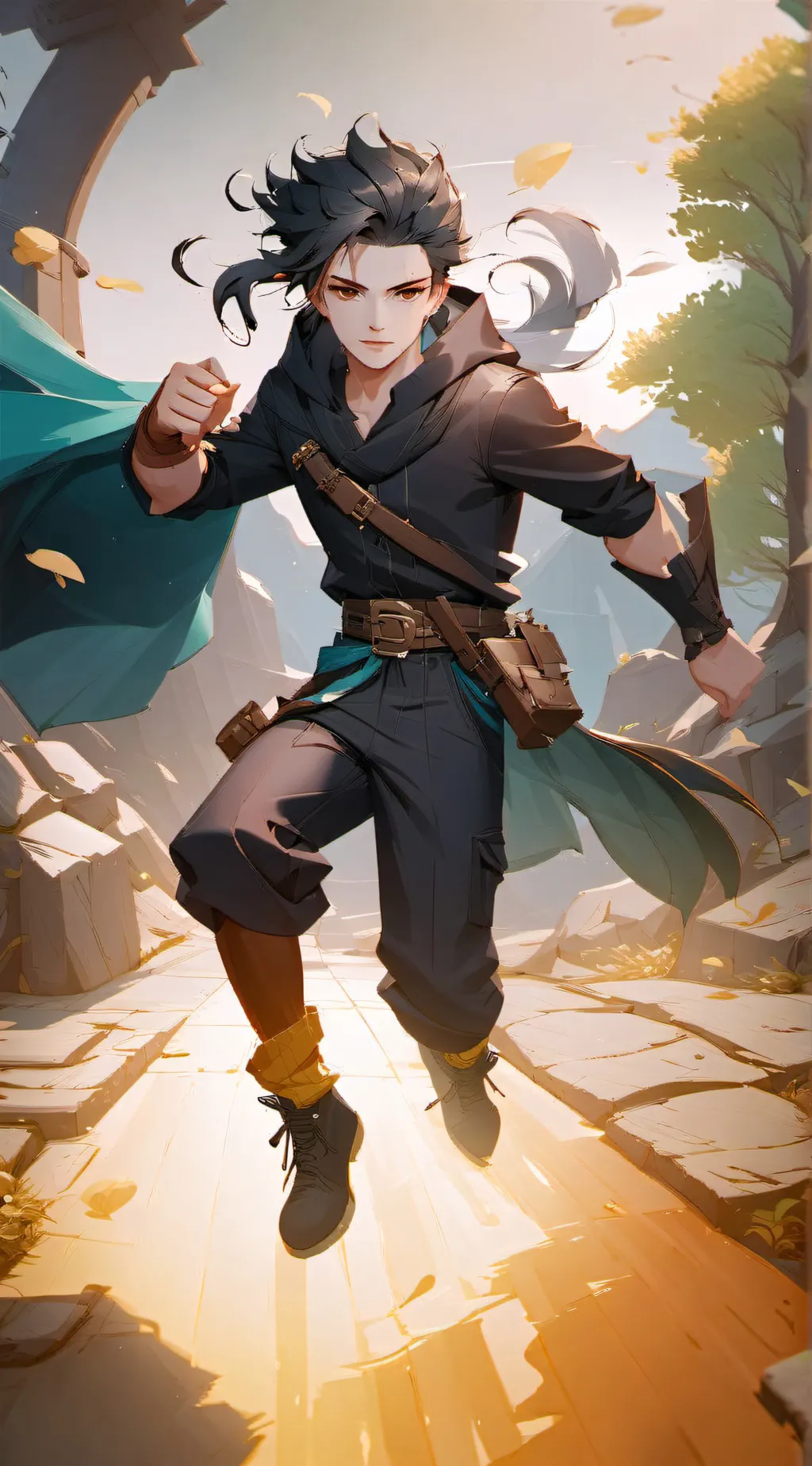 ai character: Ash background