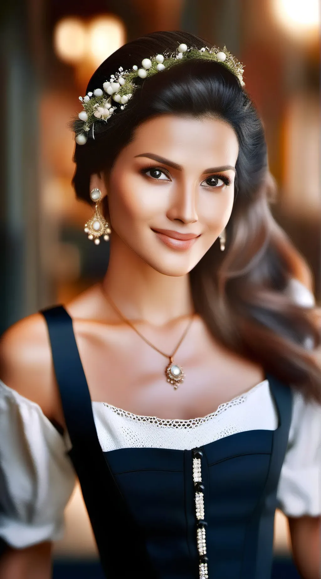 ai character:  Moon background