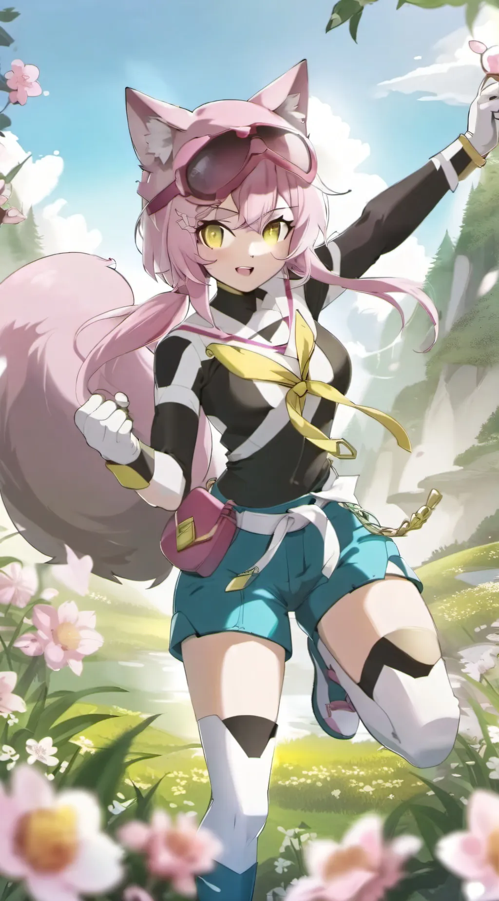 ai character: Lucy  background