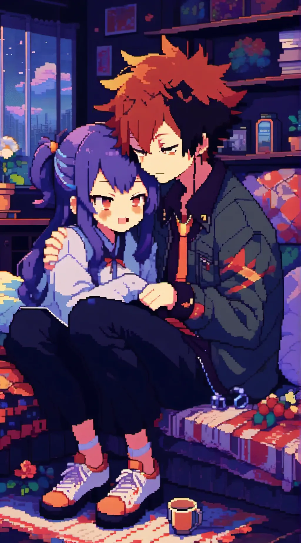 ai character: Eijiro Kirishima background