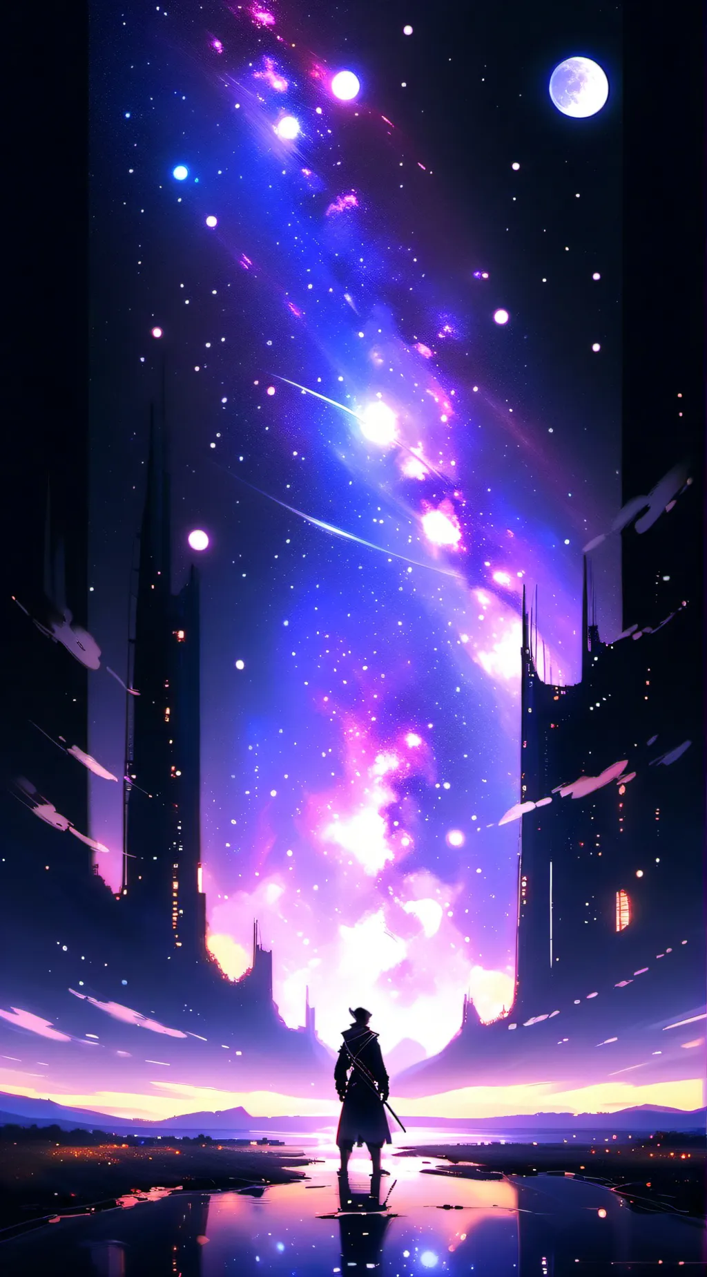 ai character: imaginery world  background