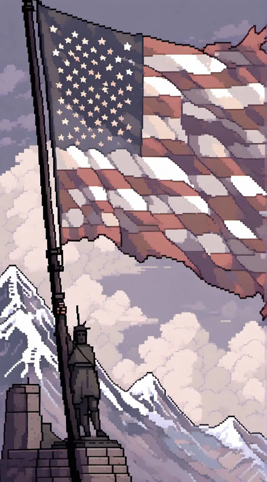 ai character: -AMERICA- background