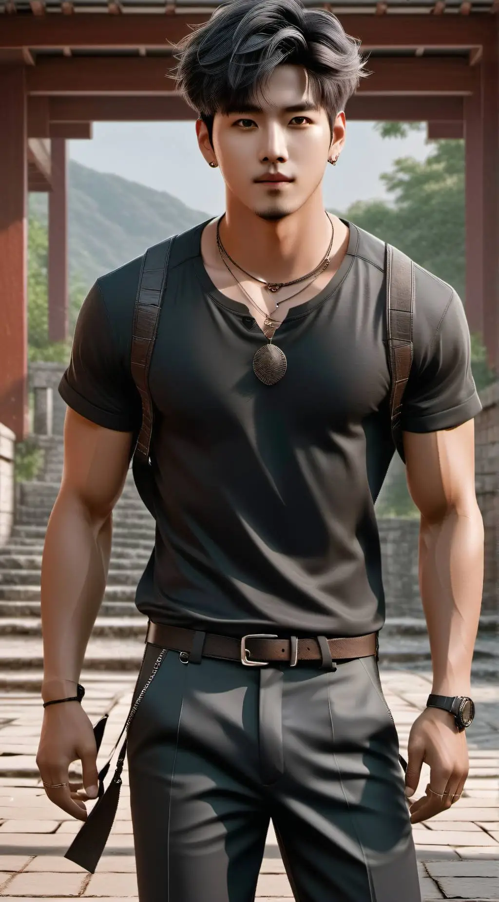 ai character: noah background