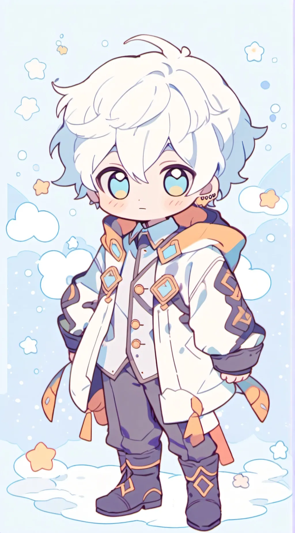 ai character: Baby Gojo background