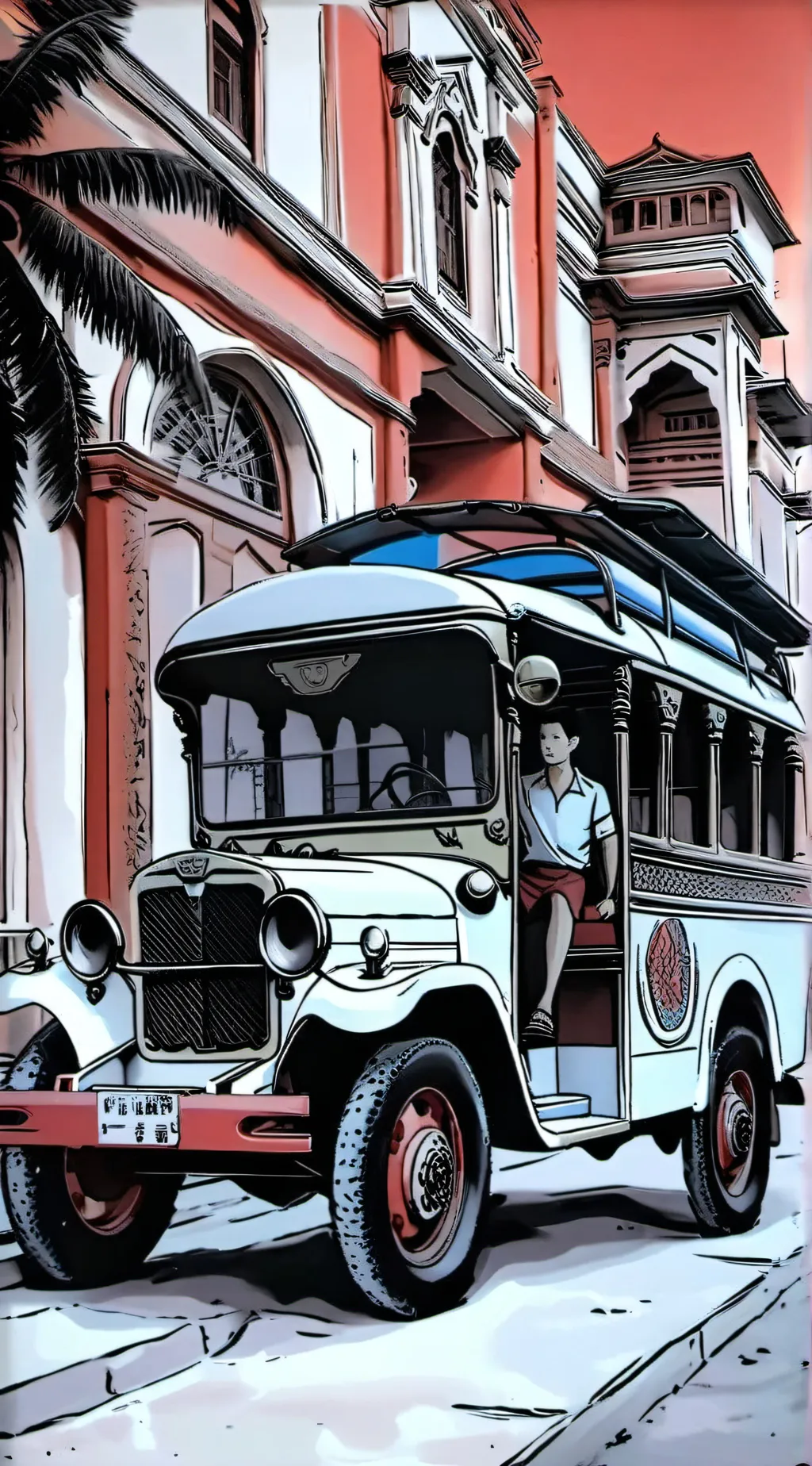 ai character: Jeep background