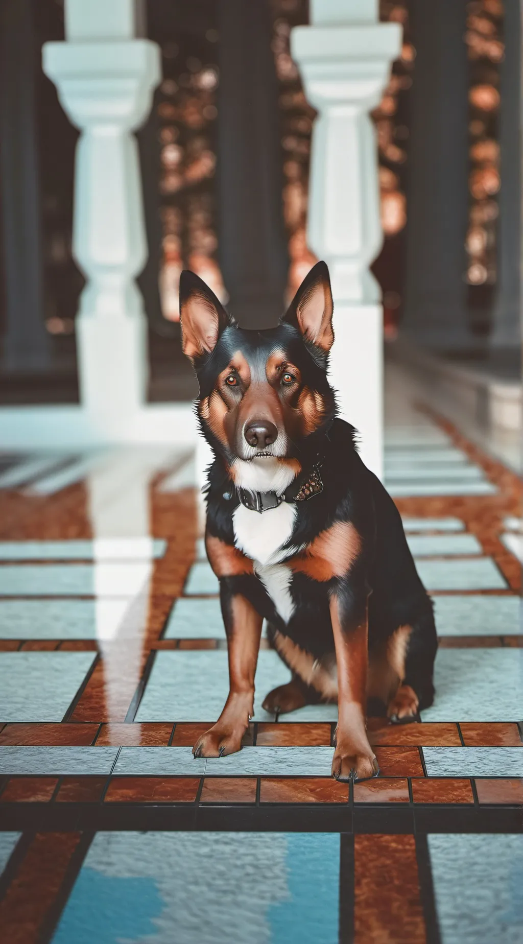 ai character: Akra (my dog) background