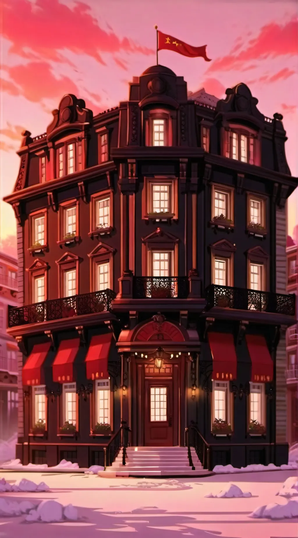 ai character: 📍Alastor📍 background