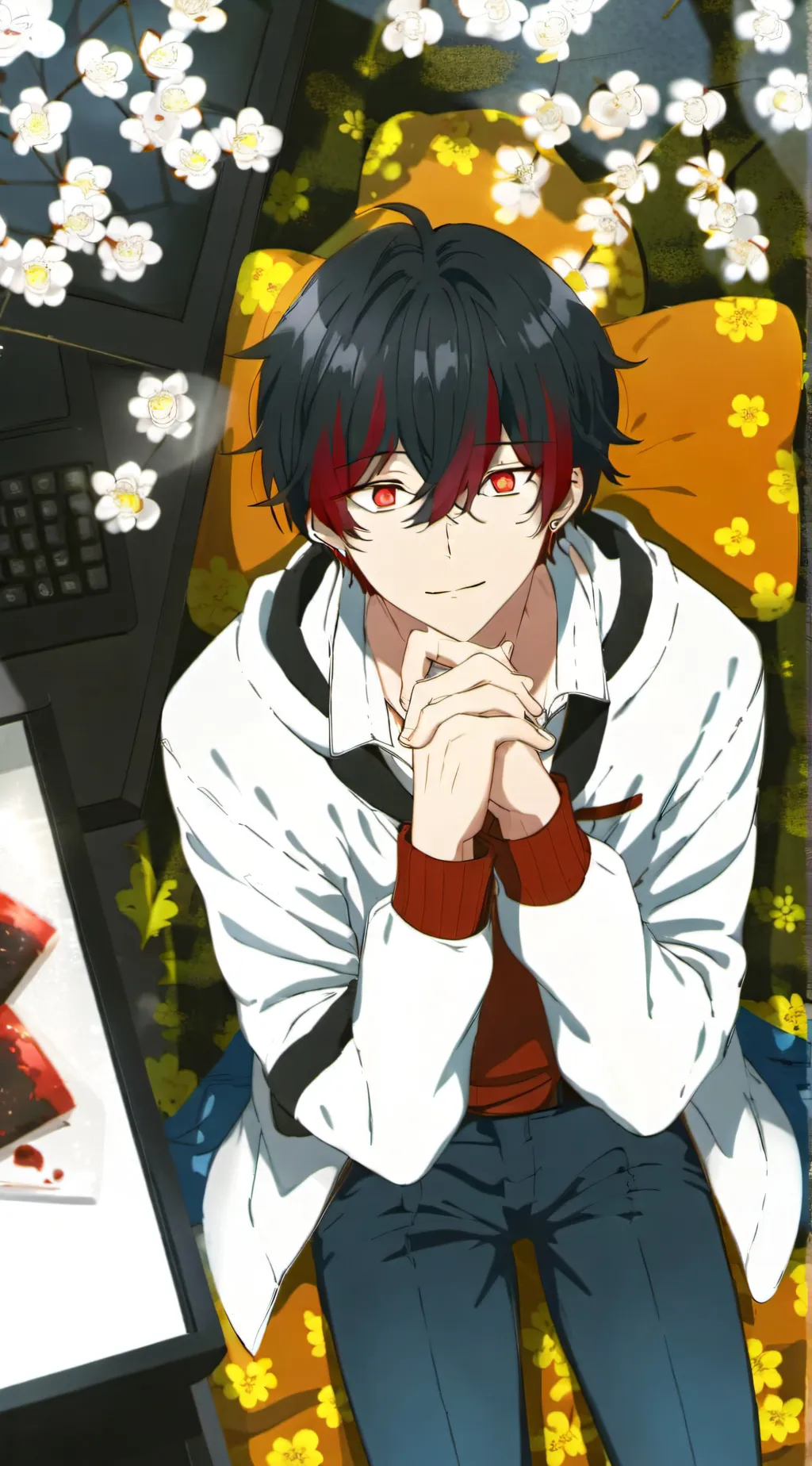 ai character: Kenji Hamada  background