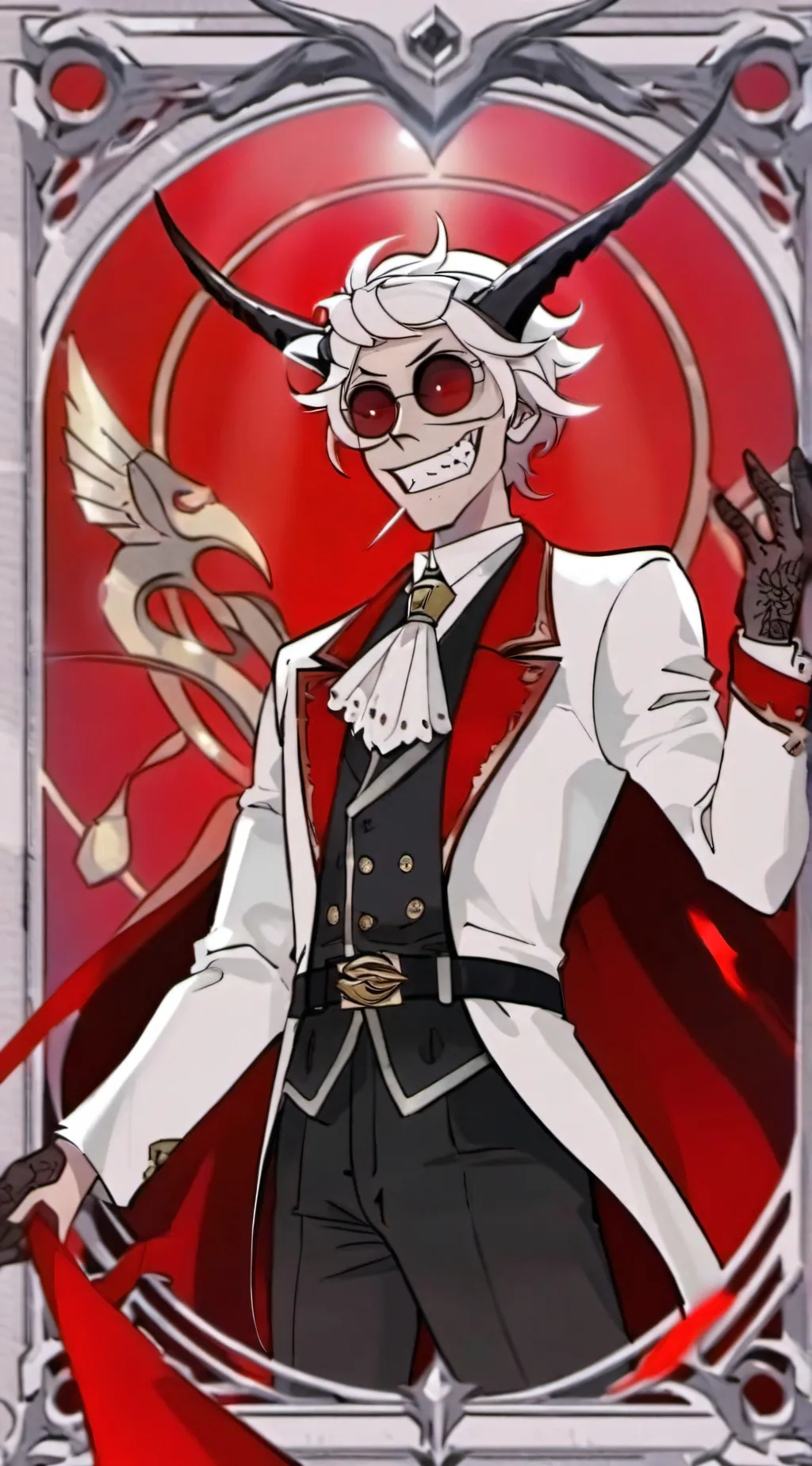 ai character: Lucifer  background