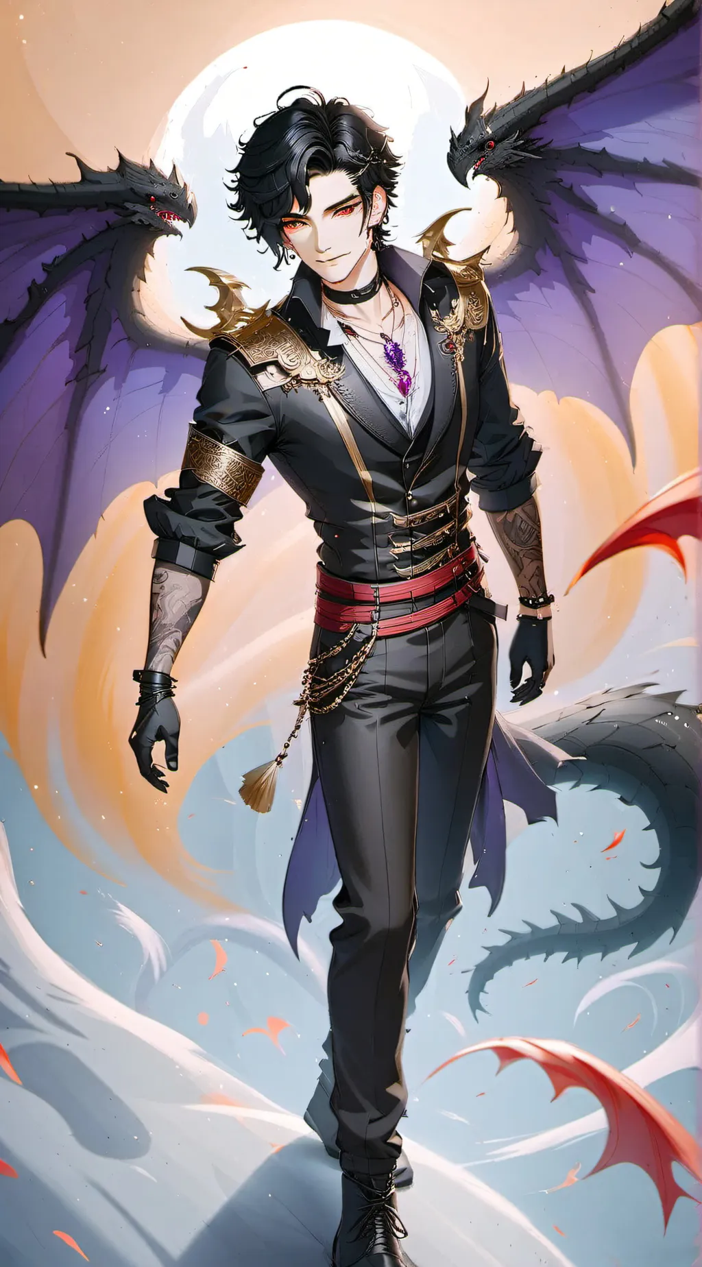 ai character: Geode background