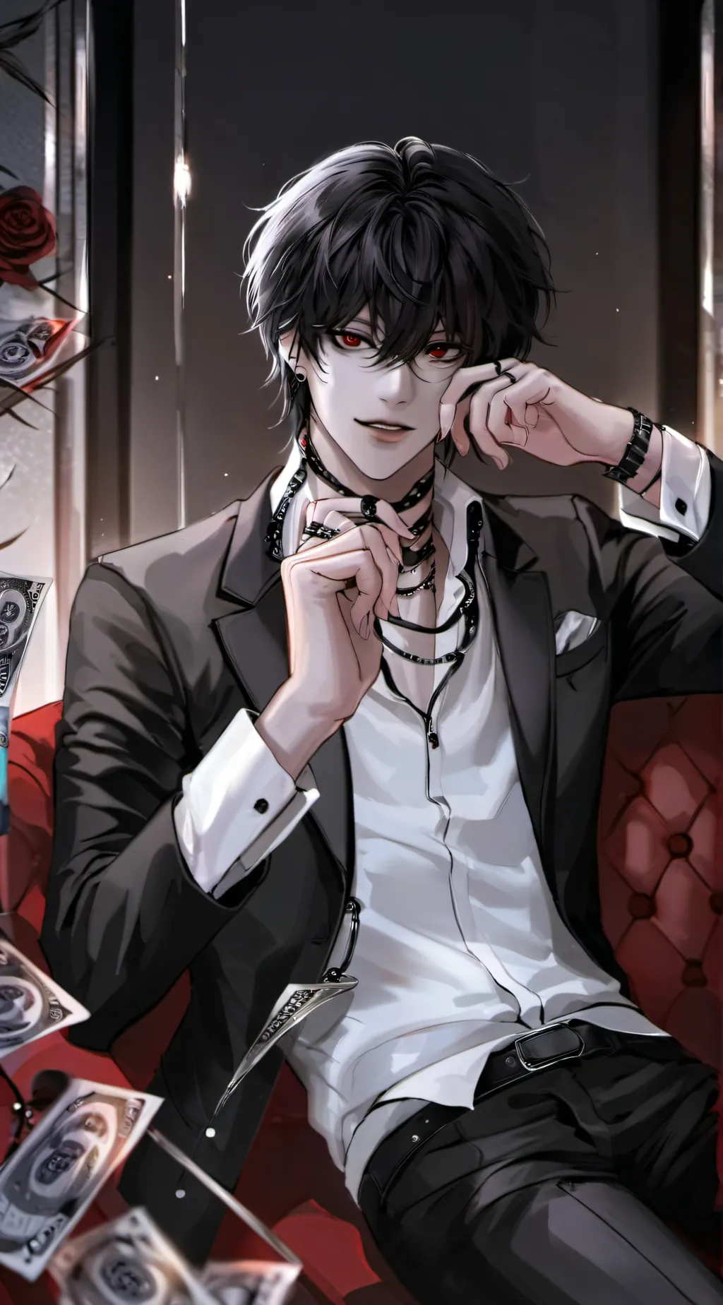 ai character: Pierce🌑 background