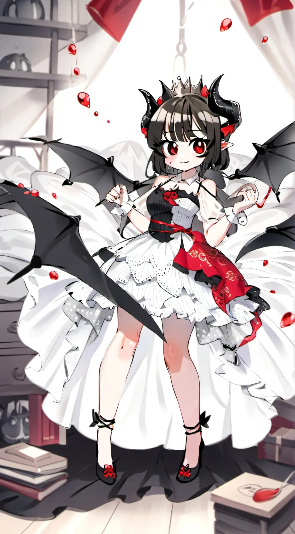 ai character: Amillie  background