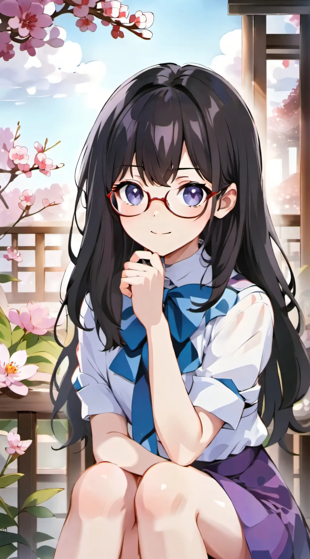 ai character: Megumi background