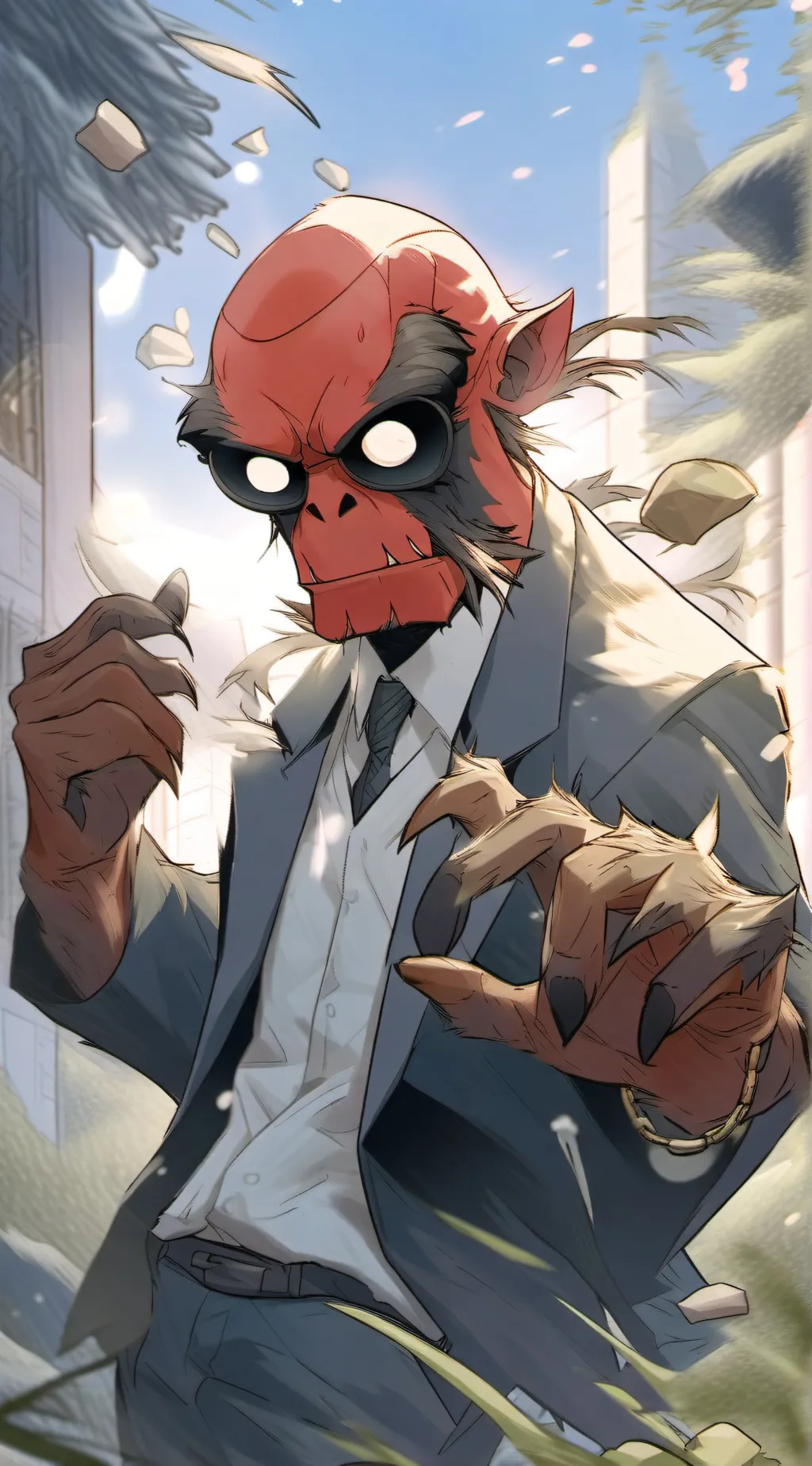 ai character: hazbin hotel👁👄👁 background