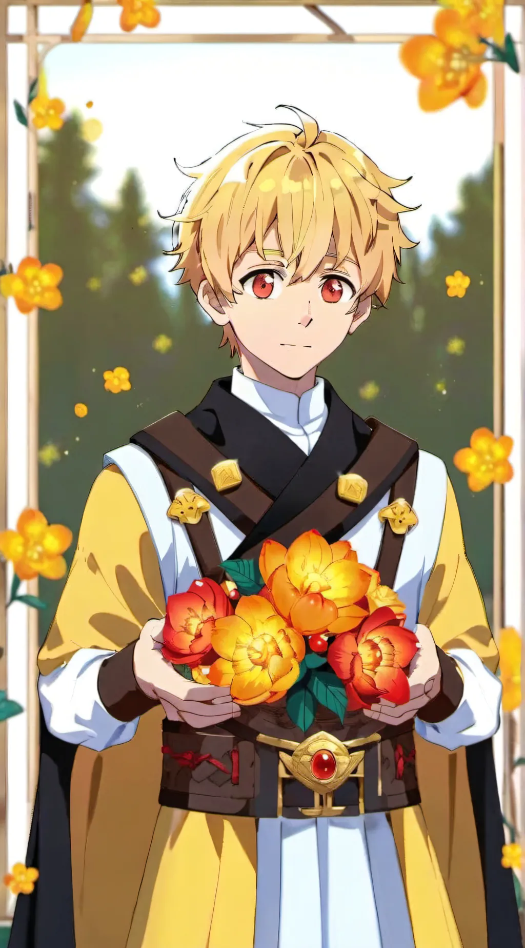 ai character: zenitsu background