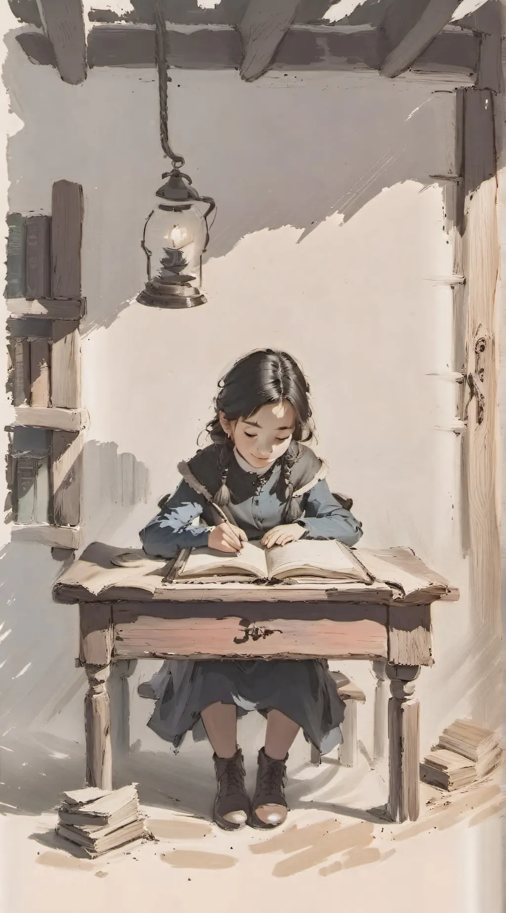 ai character: Ella background