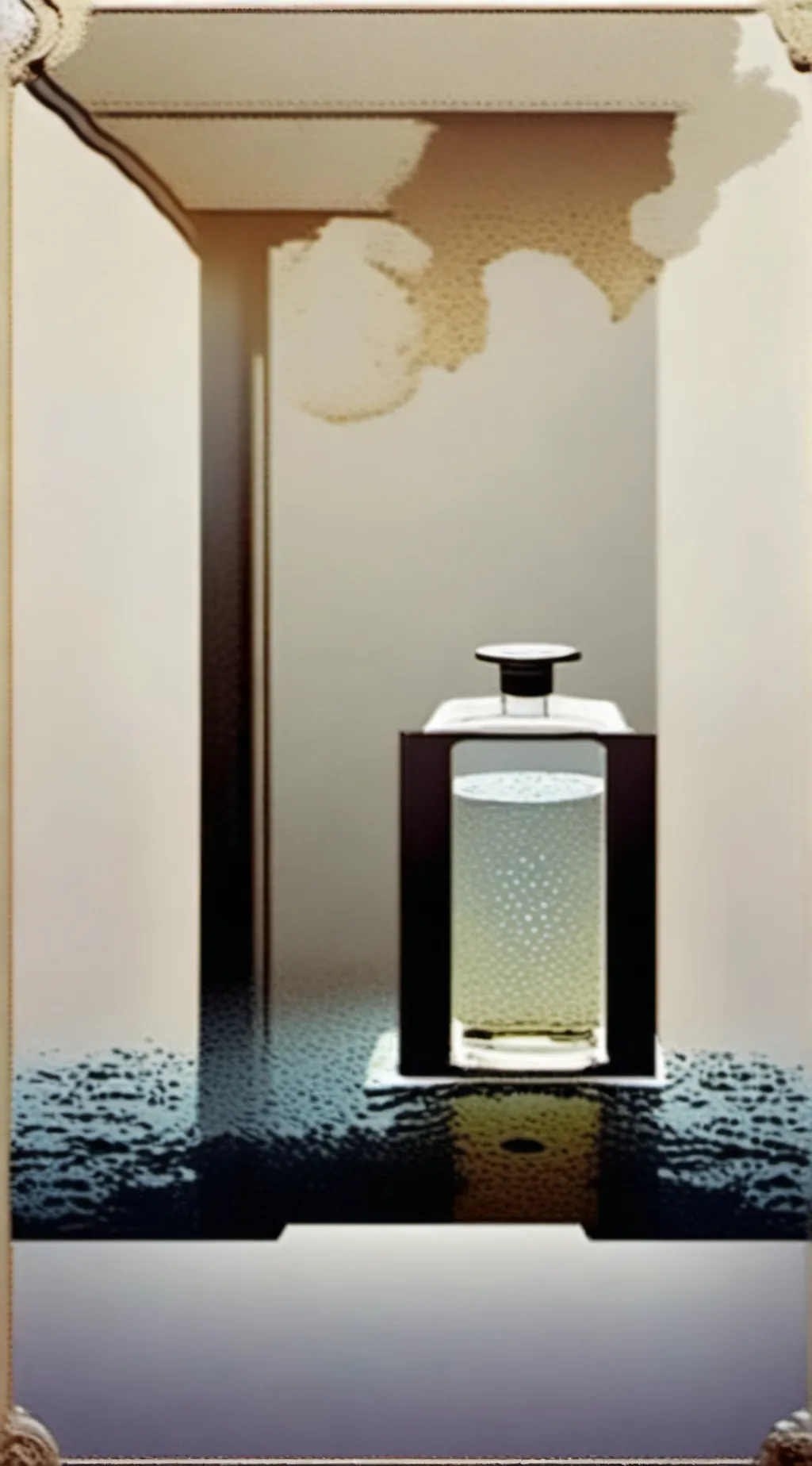 ai character: holy water background