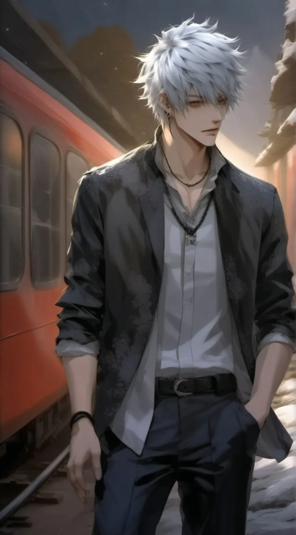 ai character: joshua~snowly inl~ background