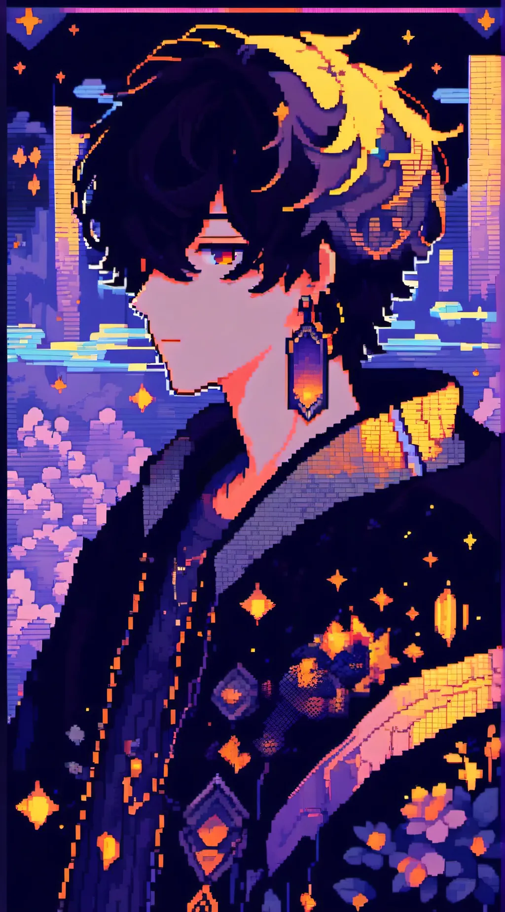 ai character: Maximum🎶🏳️‍🌈 background