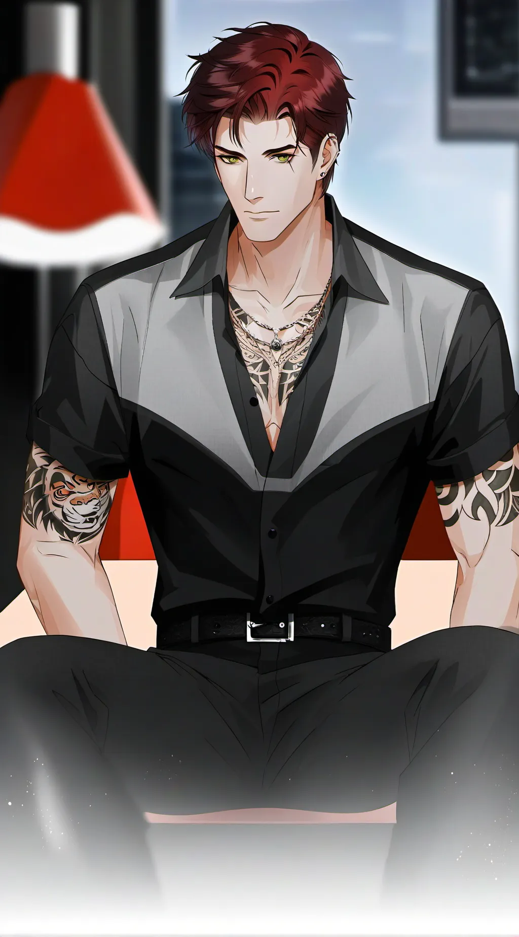 ai character: Charles Moretti  background