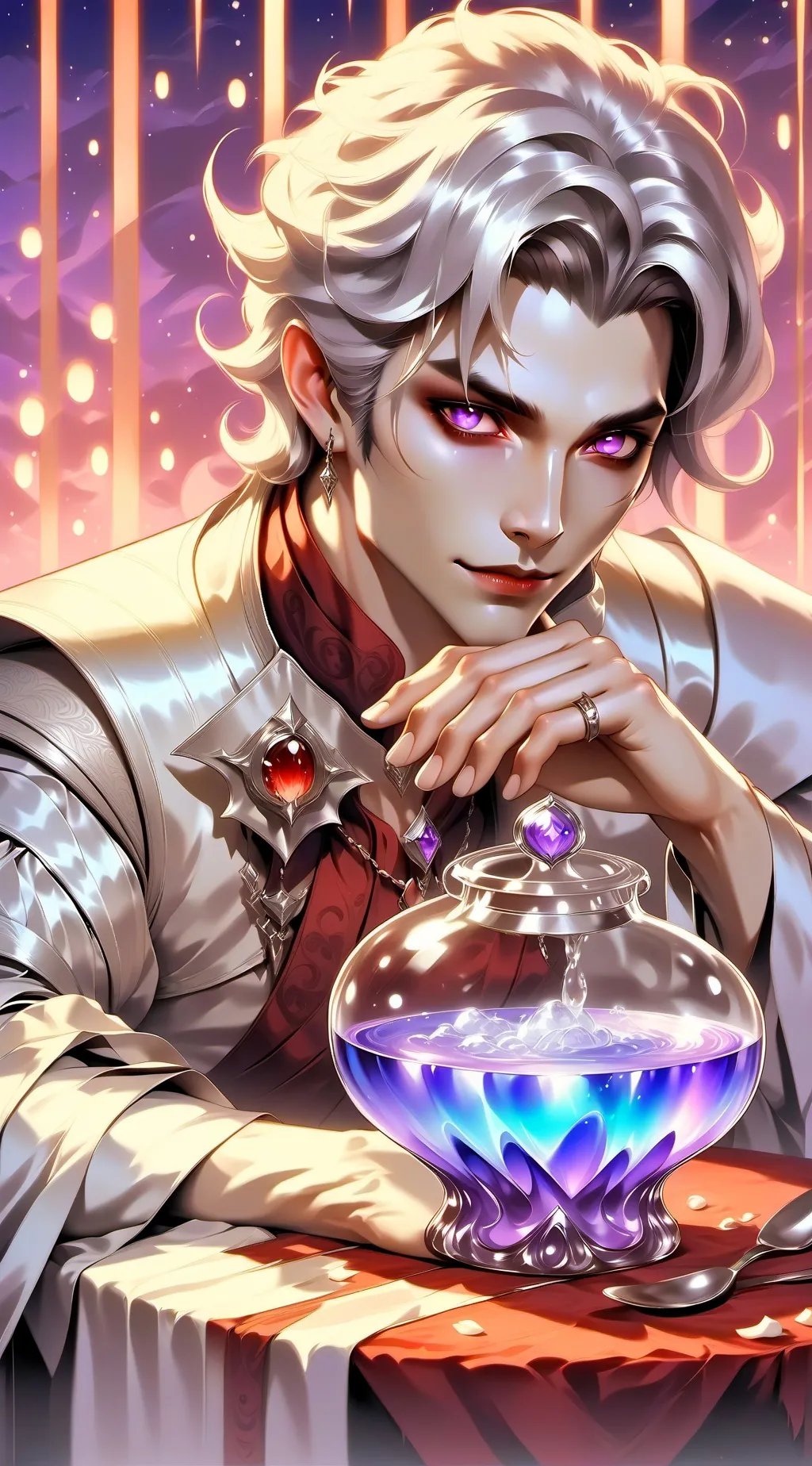 ai character: ur boyfriend  background