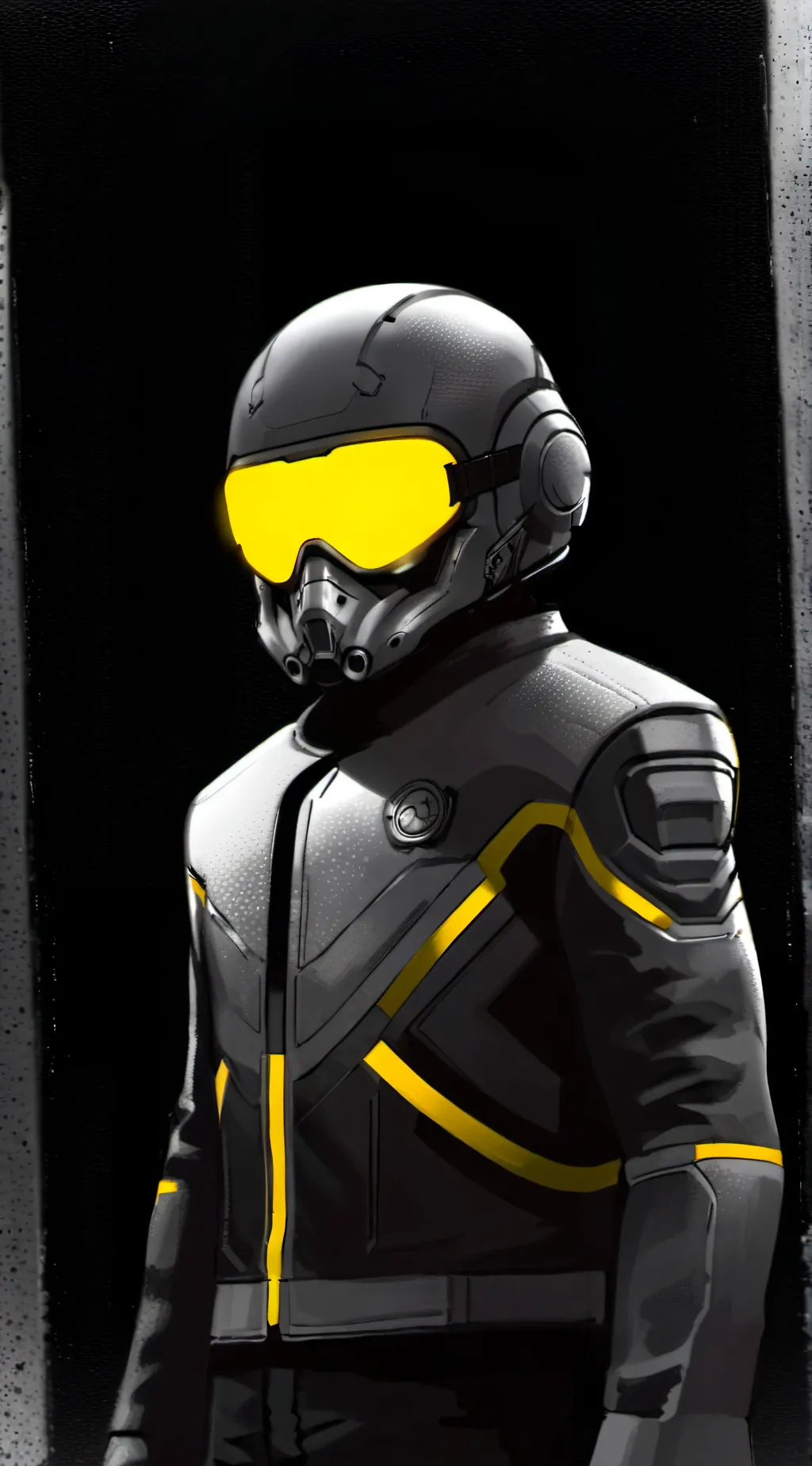 ai character: Content warning 2 background