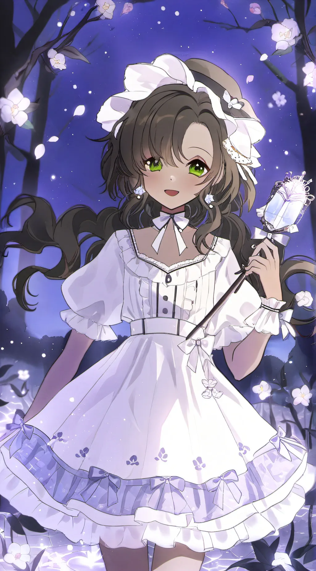 ai character: Gold background