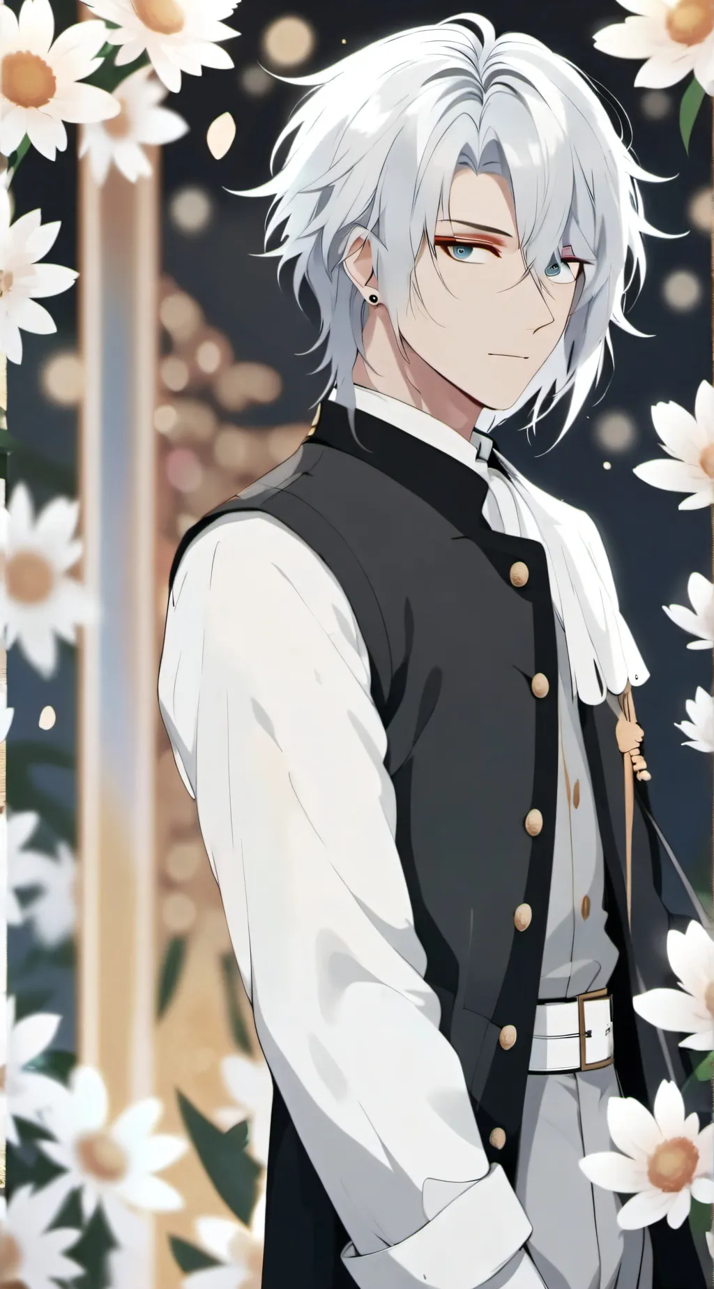 ai character: titan tv man  background