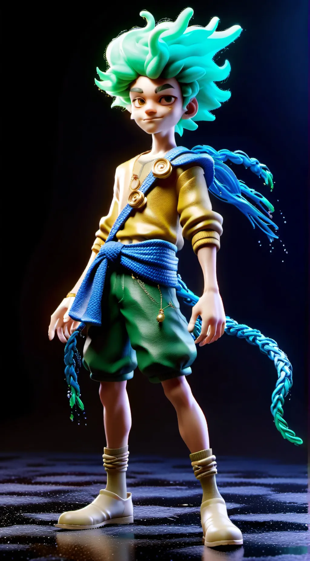 ai character: Veneer background