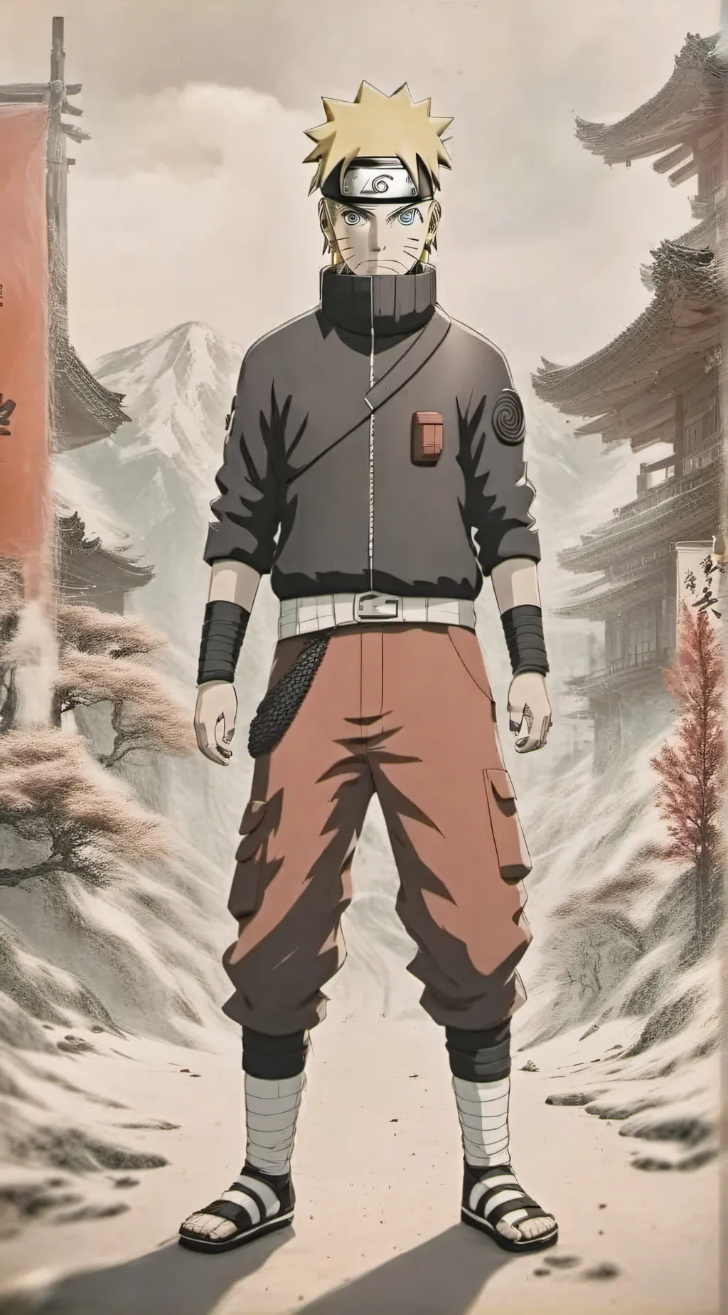 ai character: naruto background