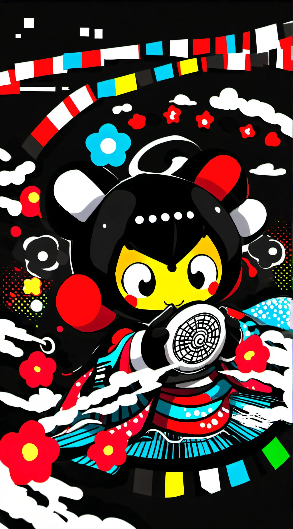 ai character: Crazy and extreme  background