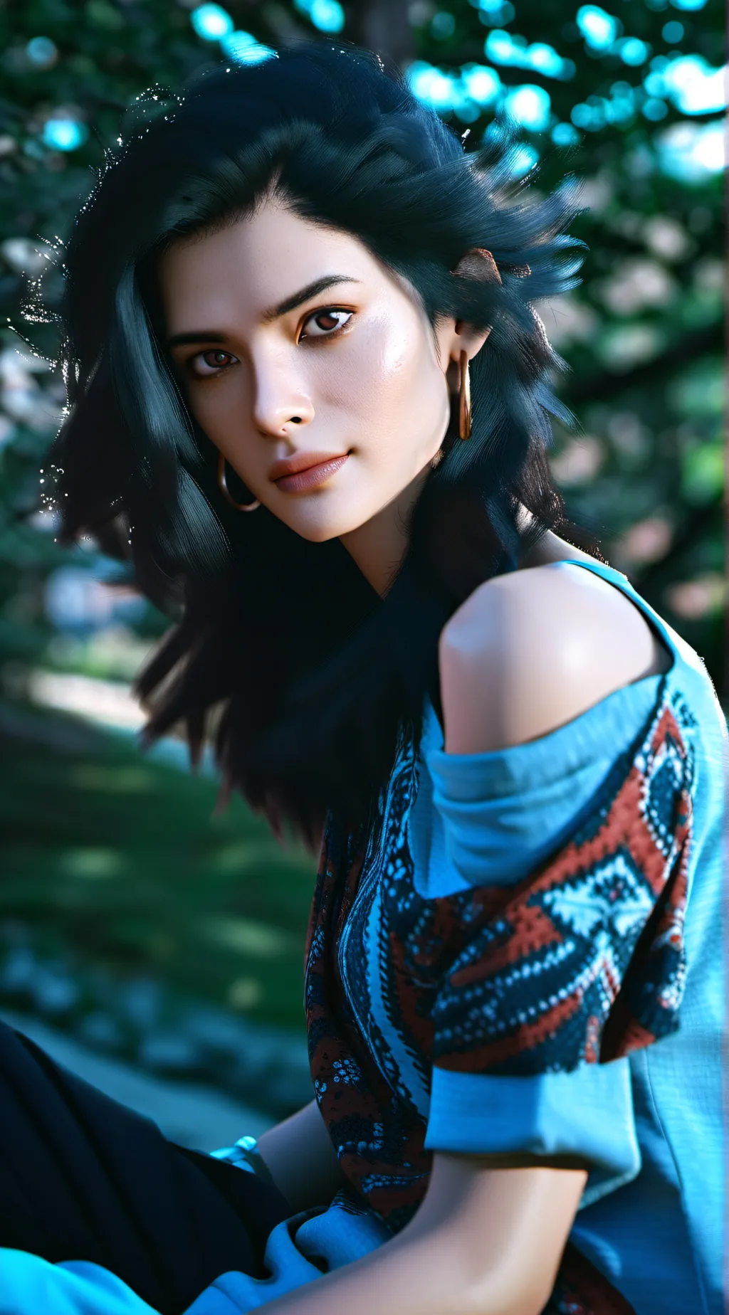 ai character: Hub background