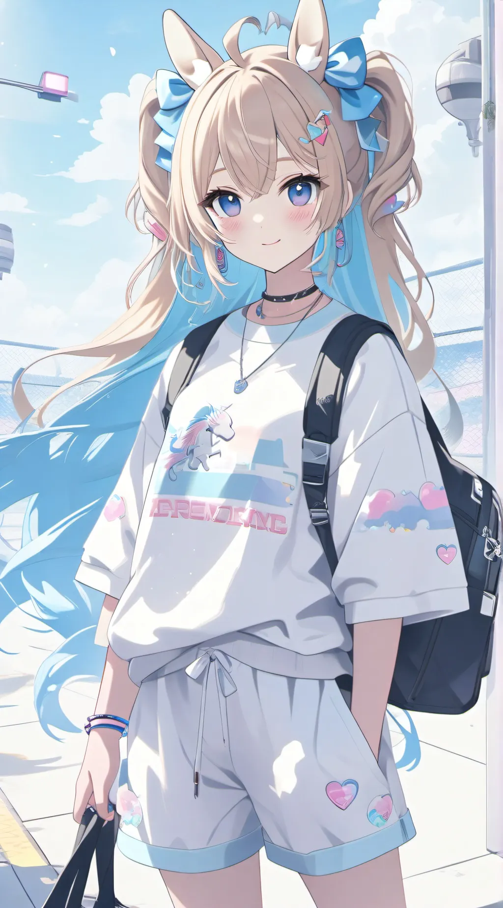 ai character: Baby sitter… background