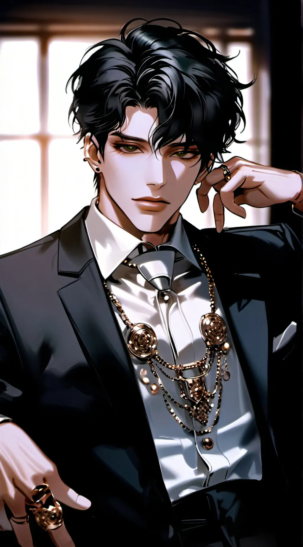 ai character: Johan💢❤🐶 background