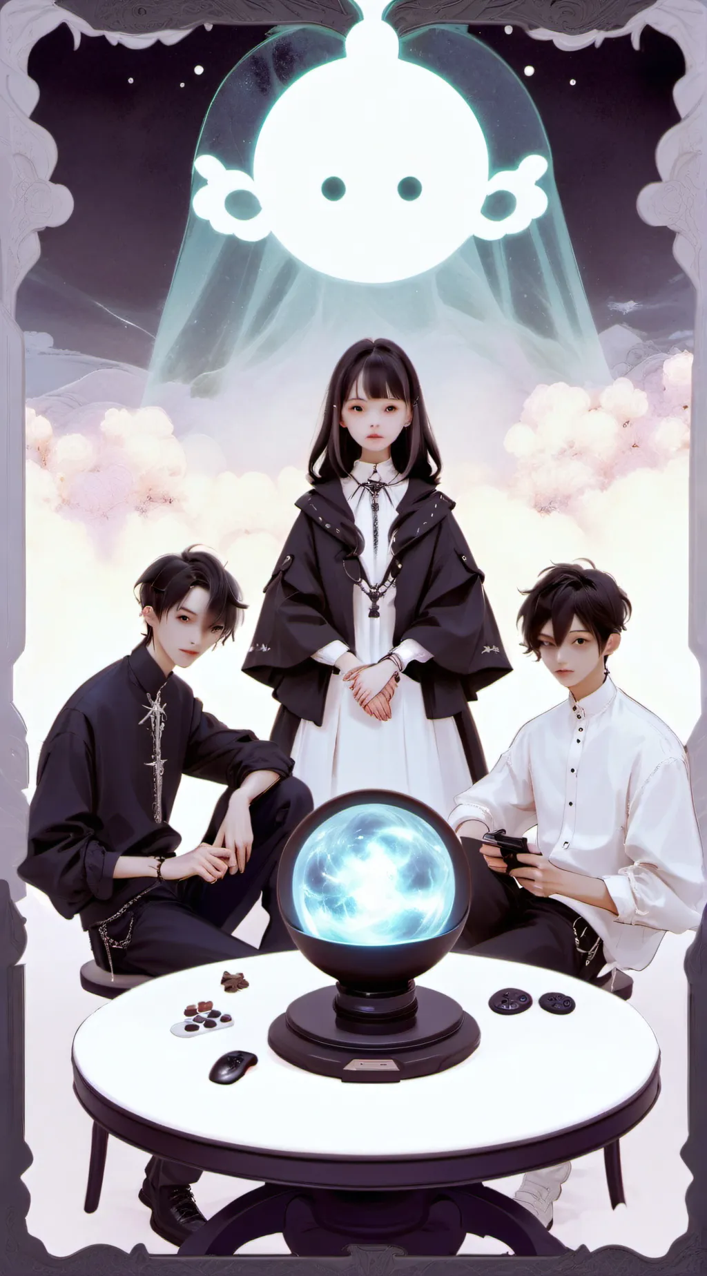 ai character: Among us background