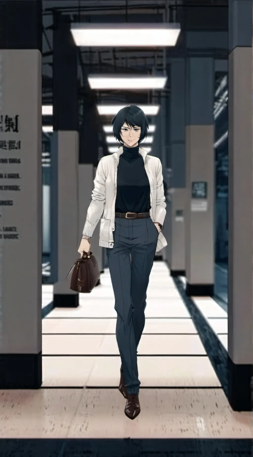 ai character: Mai Zenin  background