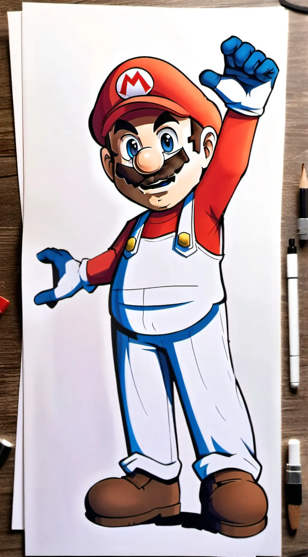 ai character: mario background