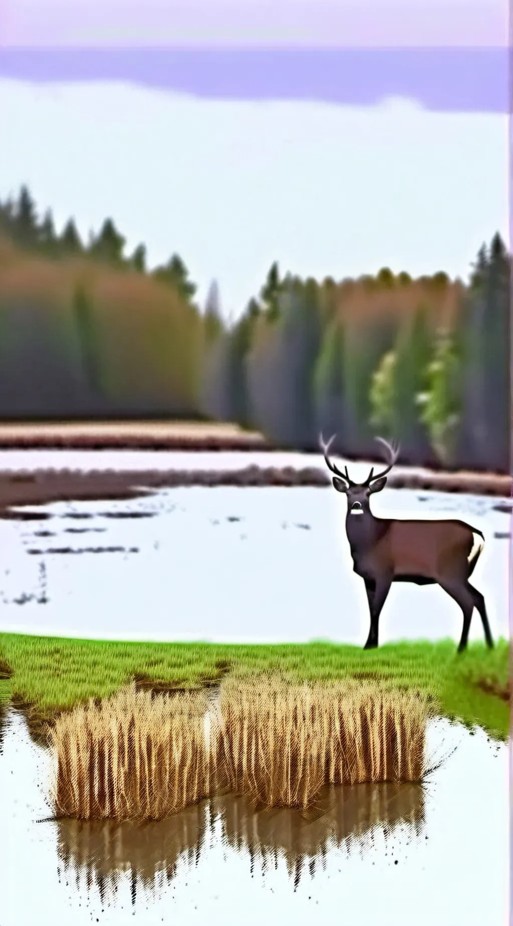 ai character: a mad deer background