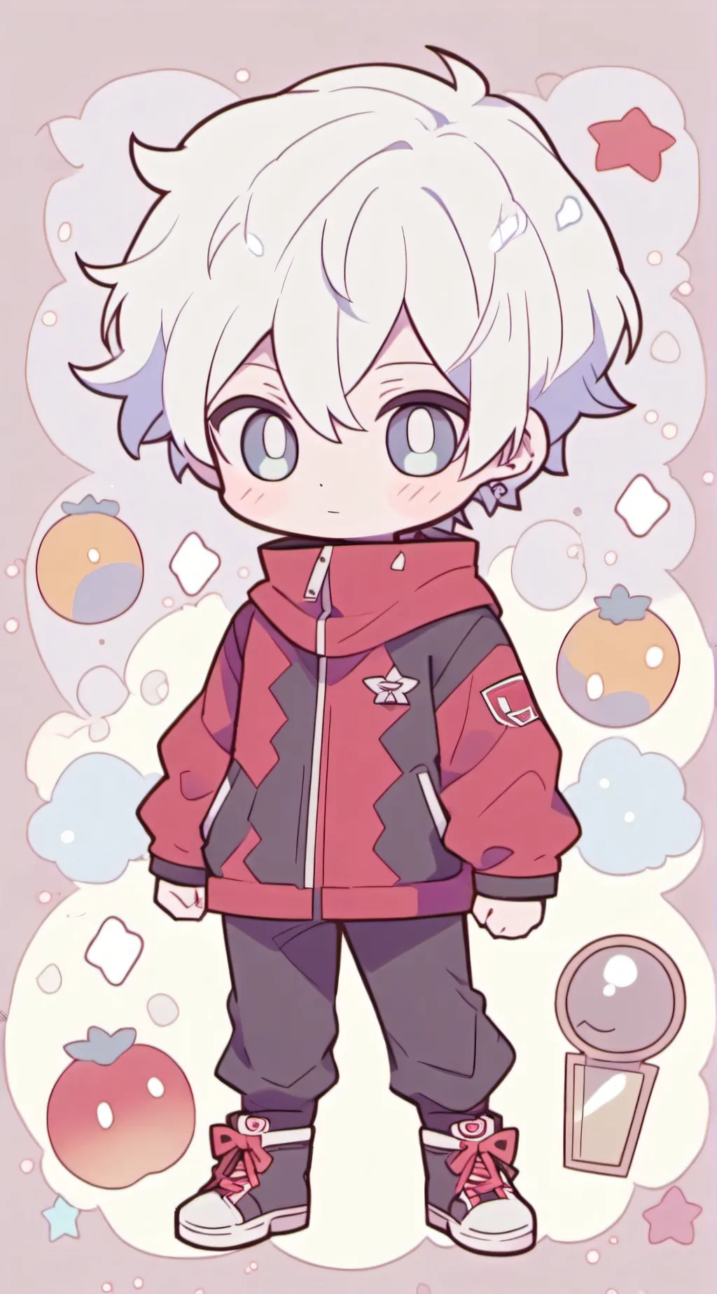 ai character: shoto todoroki background