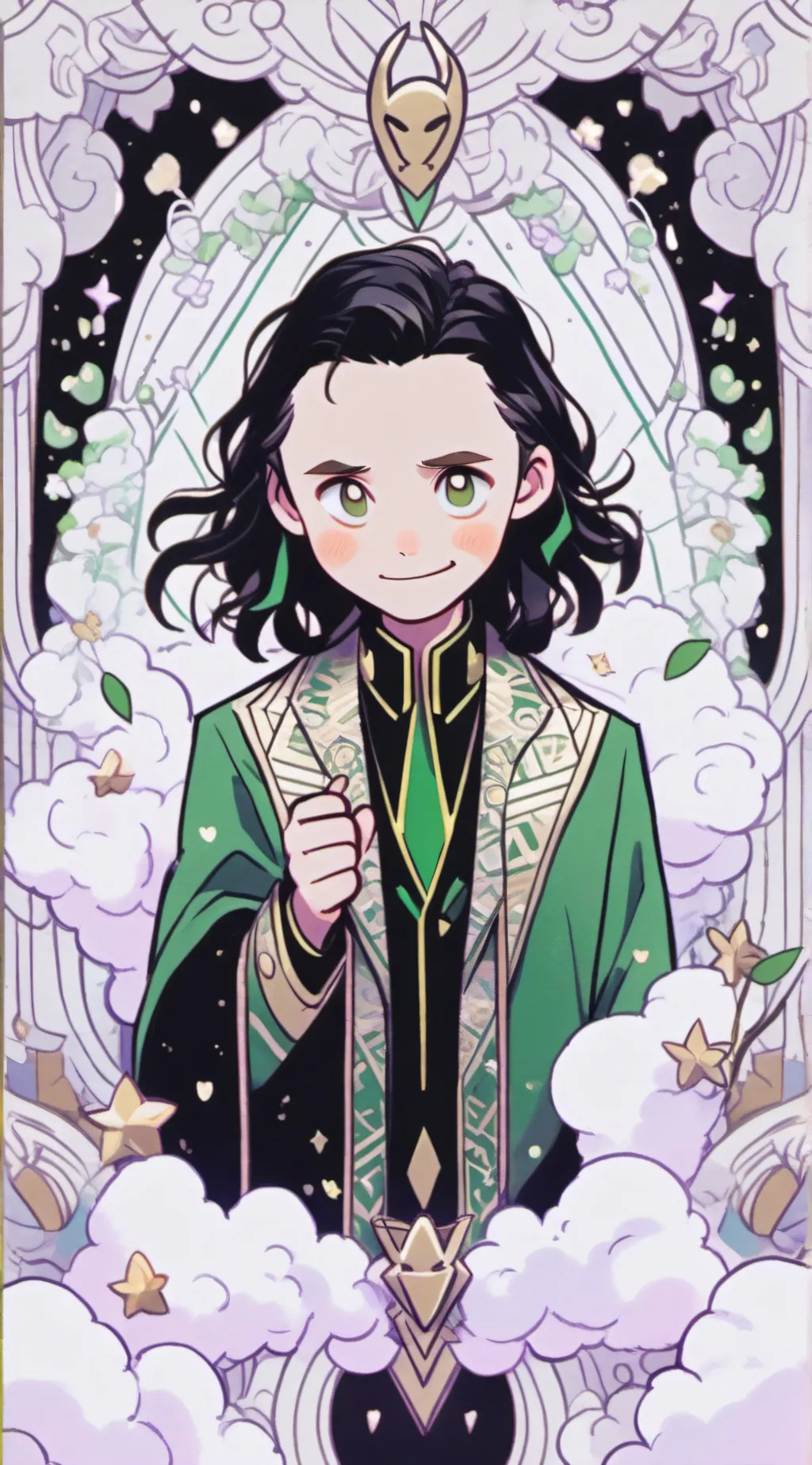 ai character: Loki Odinson background