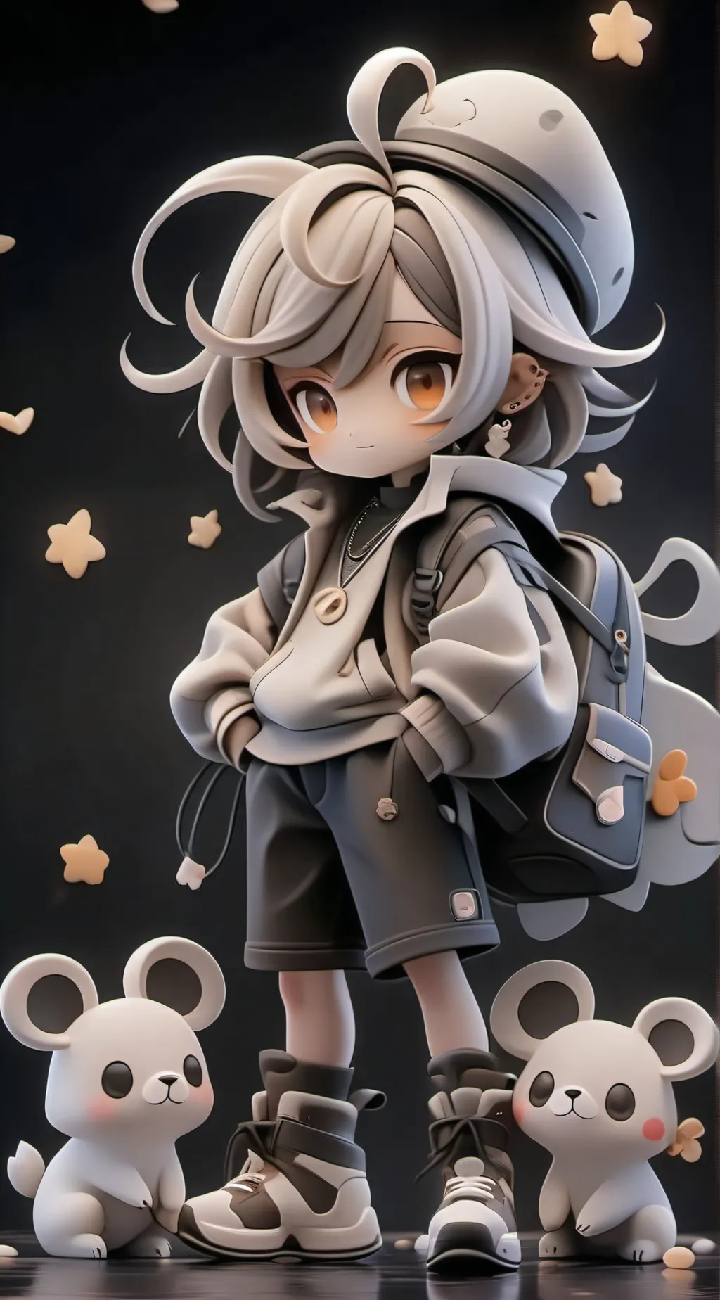 ai character: Zoey background