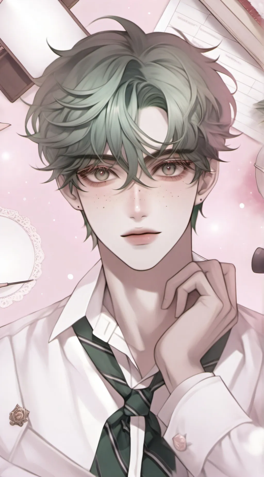 ai character: Katsuki, Bakugo  background