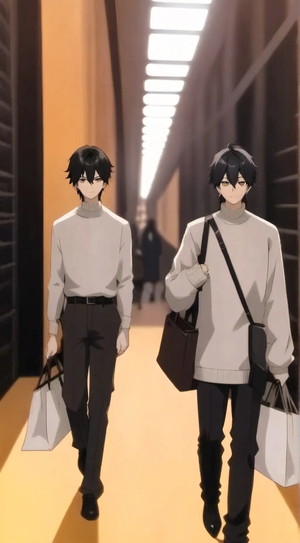 ai character: Eliiot and Asher background