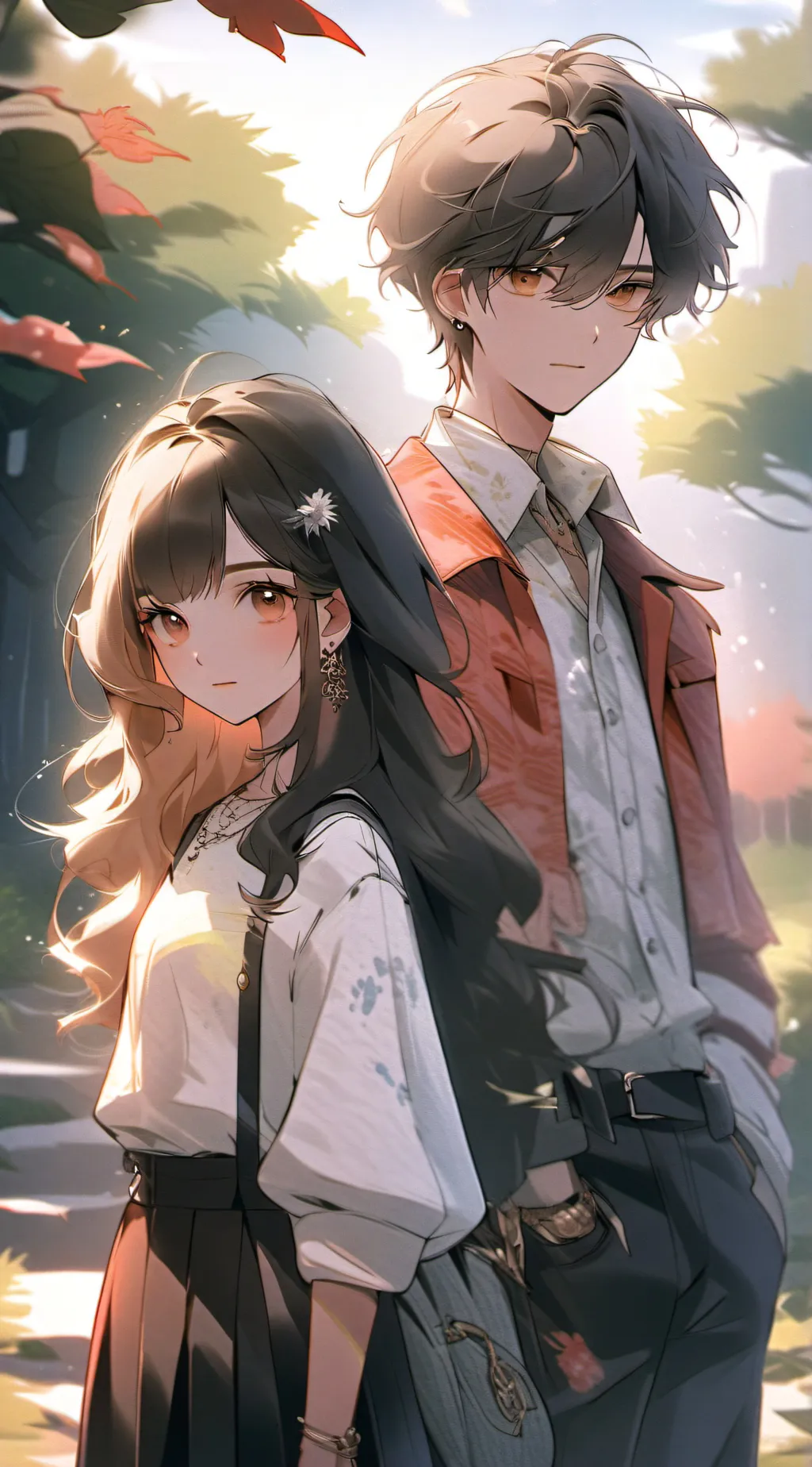 ai character: Austin & Lexi  background